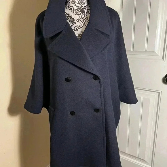 Loft Double Breasted Cape - Picture 2 of 11